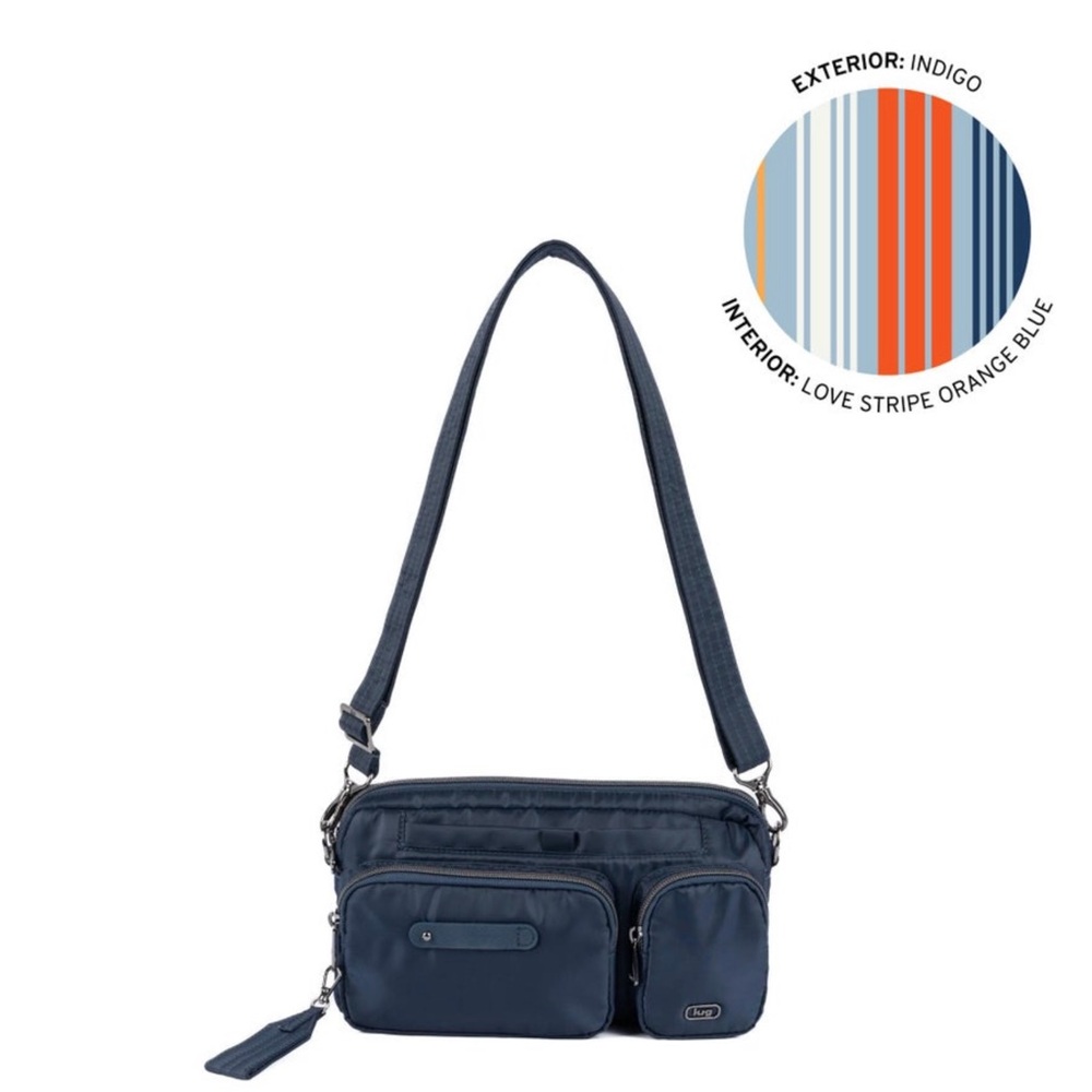 Lug SWITCHEROO Indigo Navy Crossbody Bag